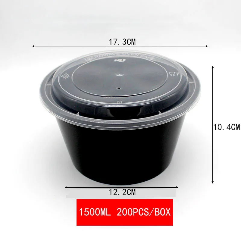 Buy Wholesale China Microwaveable Takeaway Disposable Transparent Plastic  Food Container Eco-friendly Pp Box & Disposable Plastic Food Container at  USD 0.08