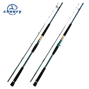 Inshore Small Boat Lightweight Sea Raft Fishing Rod 30# 50# 80# Universal 126cm Collapsed Length Eight Claw White Fruit Knife – Rod – view 2