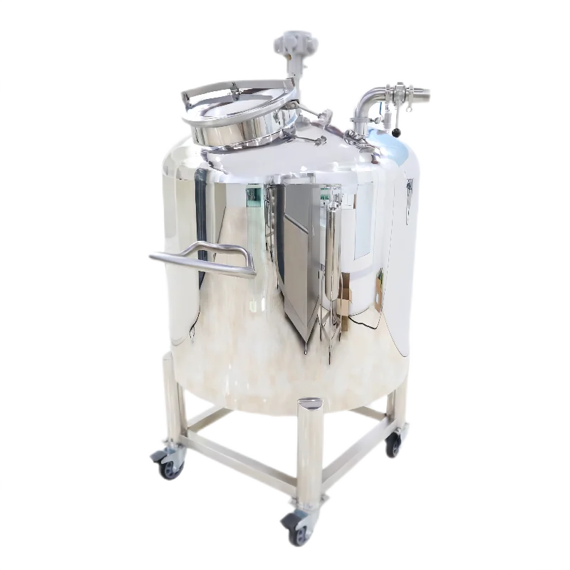Yeto 200L Stainless Steel Air Powered Agitator High Speed Mixer Tank for Perfume & Liquid Soap Making Food Grade