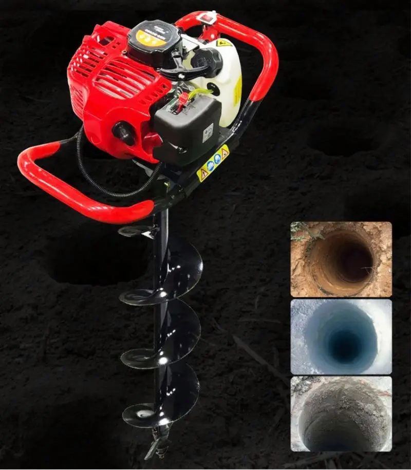 Agricultural Digging Machine Post Hole Digger Gasoline Earth Auger Drill Machine Gas Earth Auger for Sale
