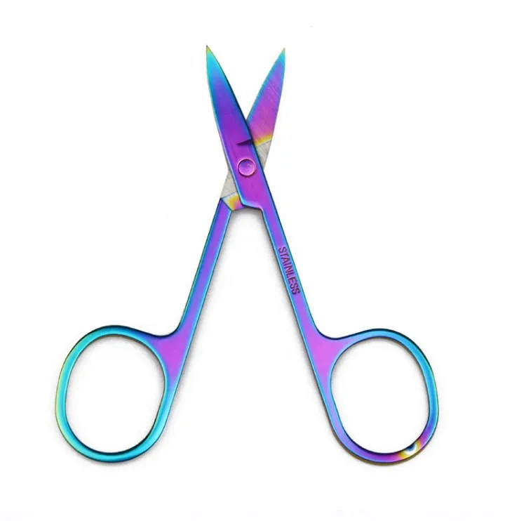 Ножницы для бровей Lavalash триммер макияжа и ресниц средство удаления волос на лице ножницы маникюра инструмент кутикулы ногтей