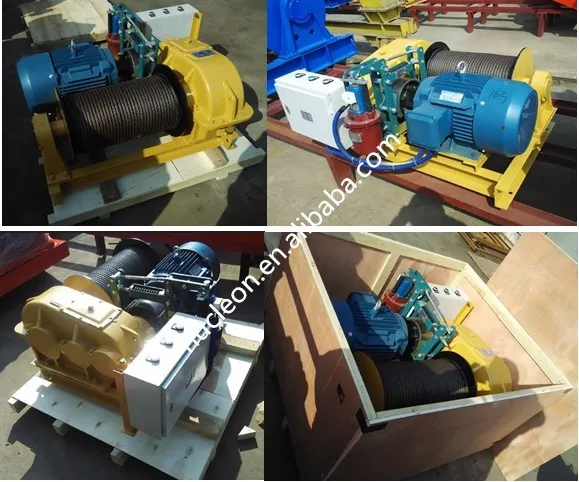JM Series Electronic Control Slow Speed Large Tonnage Winch for Sale