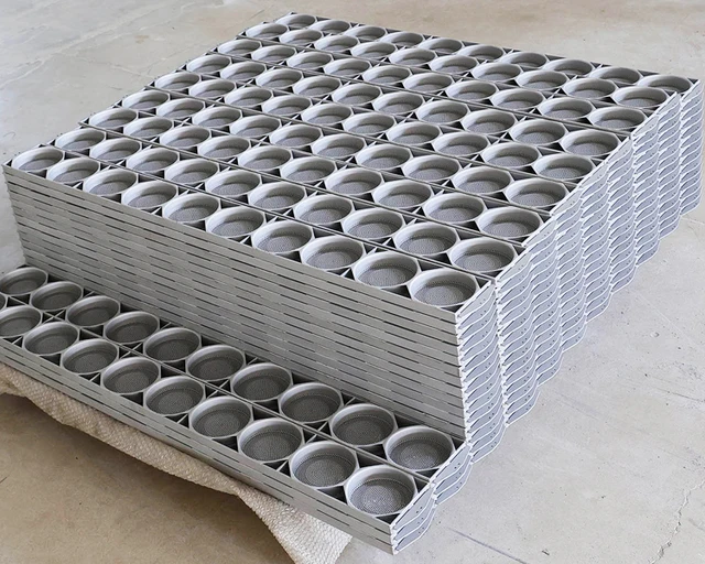 SUS304 CNC Lathed Expert Maker Custom Made Burr-free Ramen Frying Cell for Bag Noodle Production Line 4