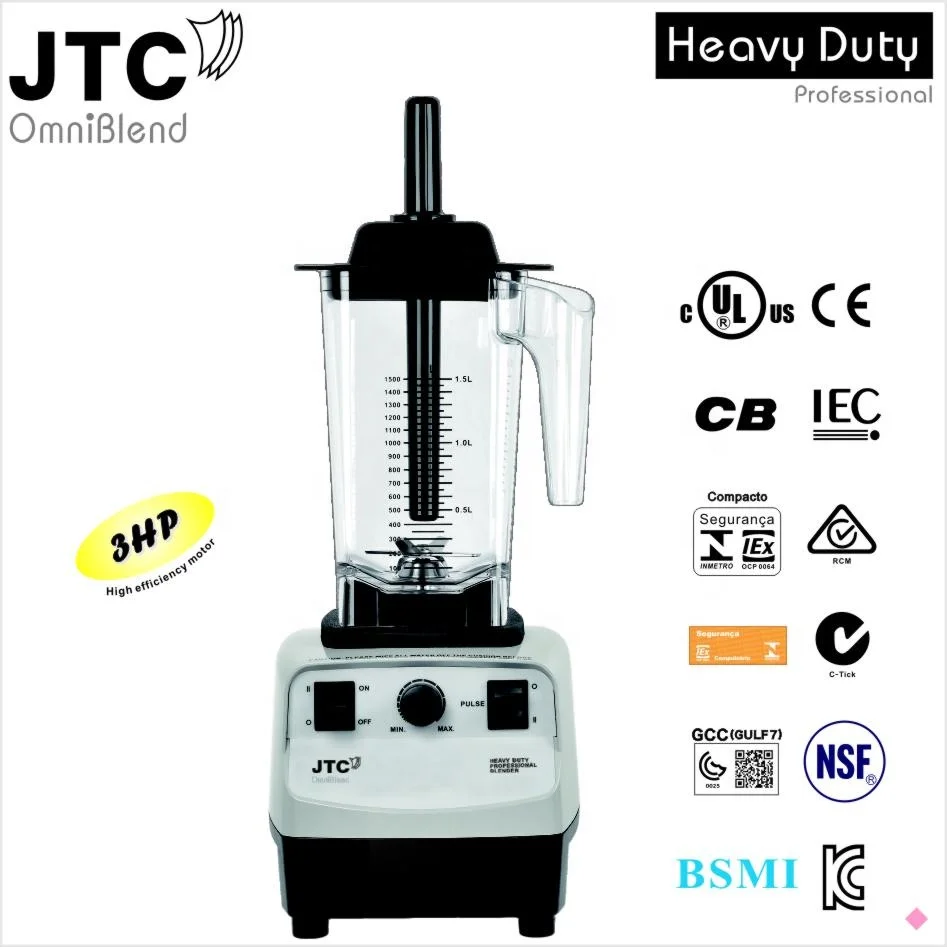 JTC Omniblend - Heavy Duty Commercial Blender with 3 HP Power