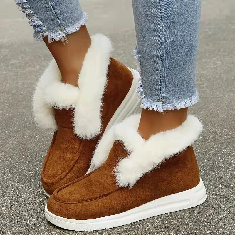 Factory Wholesale Stylish Autumn Winter Women Snow Shoes Casual Soft Ladies Winter  Boots Warm Snow Boot - Buy Snow Boots,Boots Women Shoes,Ladies Boots  Product on 