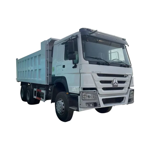 Used good quality export HOWO dump trucks 375hp 371hp heavy duty dump truck 6x4 8x4 euro2 3 Tipper trucks for sale