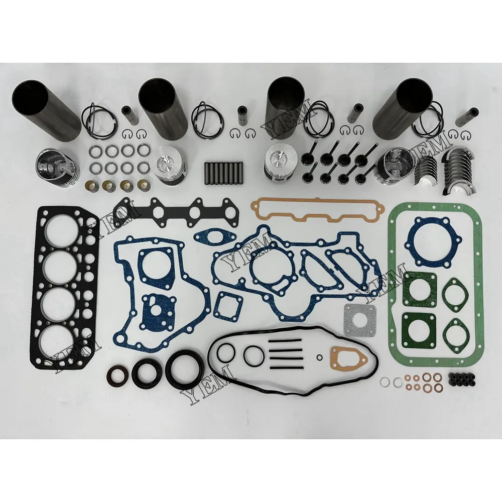 Overhaul Kit With Engine Bearings Valve Cylinder Liner Piston Ring For Mitsubishi K4E Machinery Diesel Engine