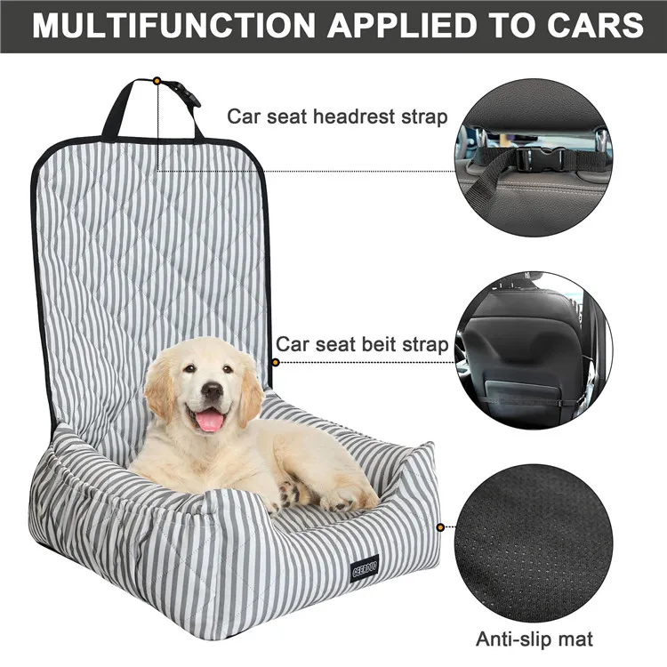 GeerDuo Pet Съемная моющаяся водонепроницаемая защита от царапин мягкая для собак дорожная кровать сиденье заднего и переднего
