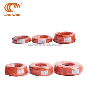PVC Electric flexible heating element underfloor heating cable for pipe roof with thermostat