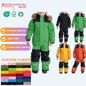 Kids Ski Suit Boy Snow Suits Children Snowboard Tracksuit Waterproof Winter Girls Skiing Sets Kids Ski Suit Race