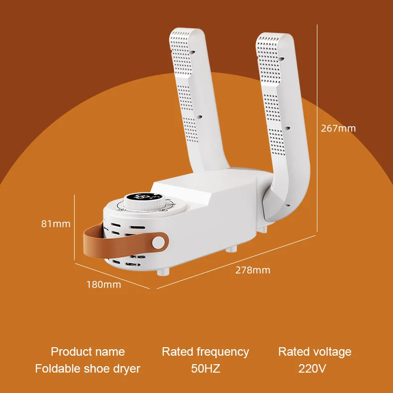 Portable Electric Shoe Boot Dryer with Rack OEM - Main Image