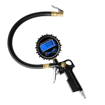 Digital Display Electronic Tire Pressure Gauge Convenient Gun-Shaped Tire Gauges Measurement Tool