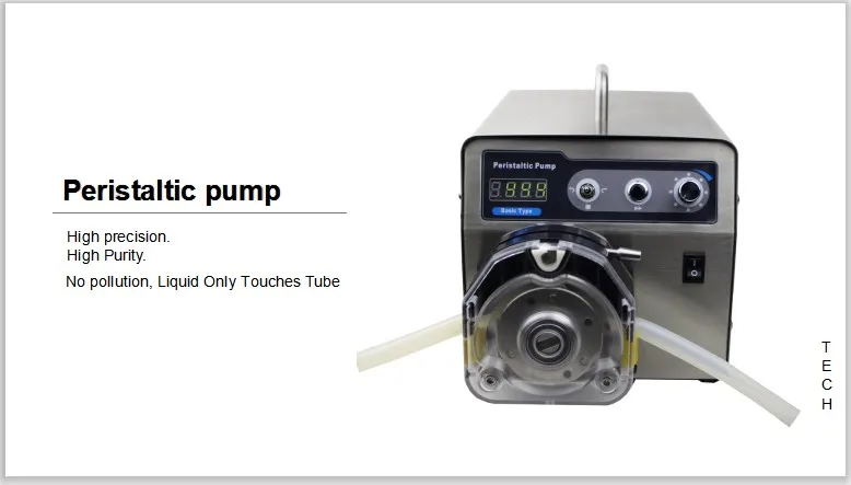 peristaltic pump for gel dispensing