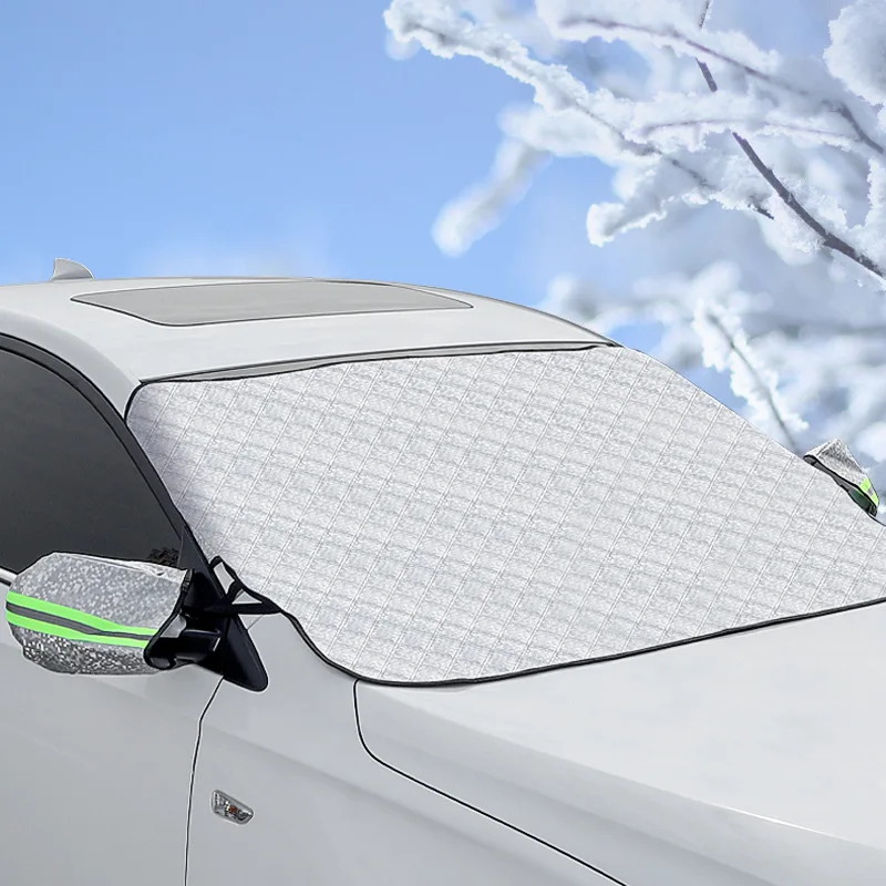 Universal Rain Snow Uv Protection Car Windshield Snow Cover With 