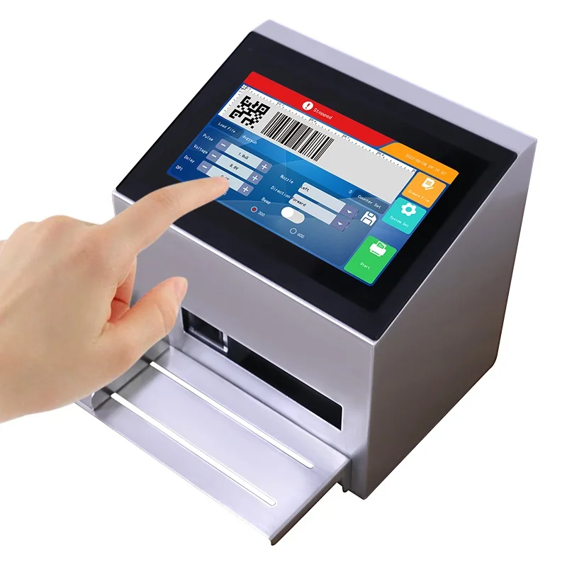 Inkjet Coding Machine Inkjet Coder Intelligence Batch Printer for Date/Time/Barcode/QR Code/Batch Number/Label/Picture
