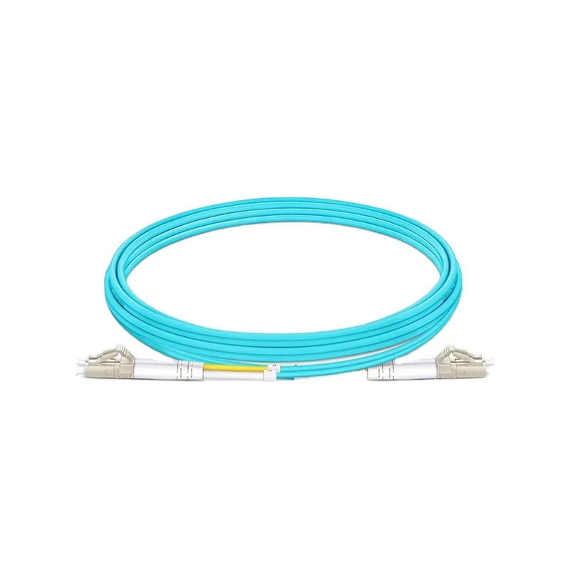 Multimode 50/125um OM3 Duplex LC to LC Fiber Optic Patch Cord 2.0mm ...