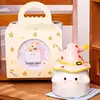 Pink handbag box