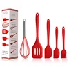 Silicone five-piece set red