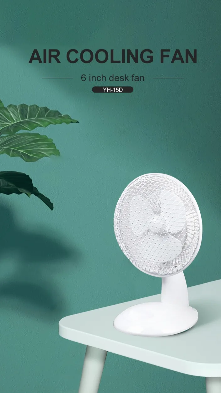 New Design Portable 2 Speeds Small Mesh Fan Lowest Price 6 Inches Mini