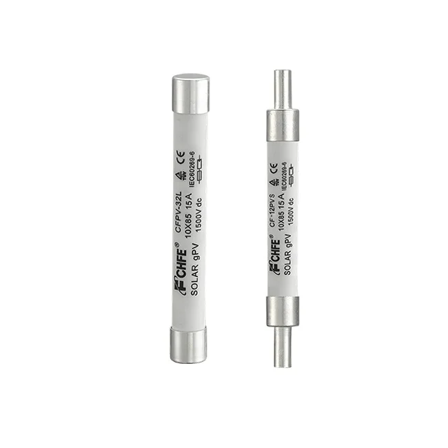 DC Solar PV Fuse Solar DC Cylindrical  10A 15A 20A 25A 30A 32A 1000V Ceramic Fuse 10X38 for Solar System Protection