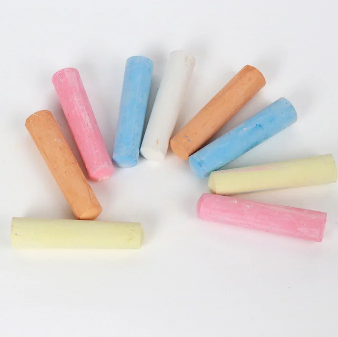 Durable Jumbo Sidewalk Chalk Thick Giant Chalk For Office With White