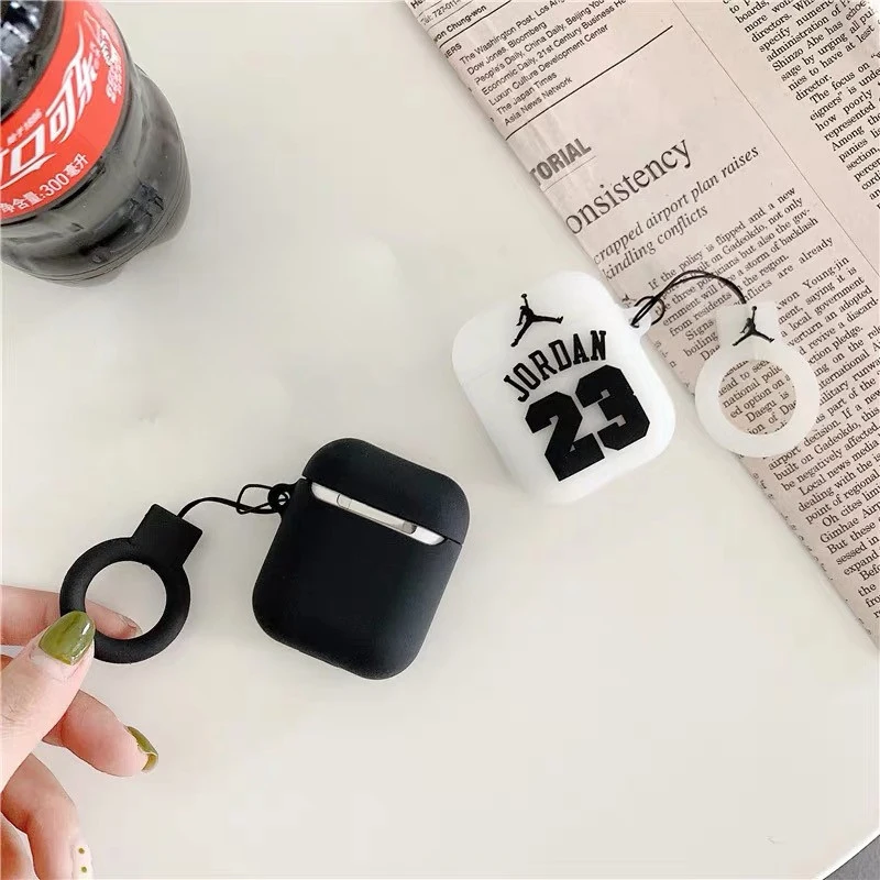 Мягкий силиконовый чехол для Airpods 1 2 3D Brand 23, защитный чехол для Air pods Pro, аксессуары для беспроводных наушников