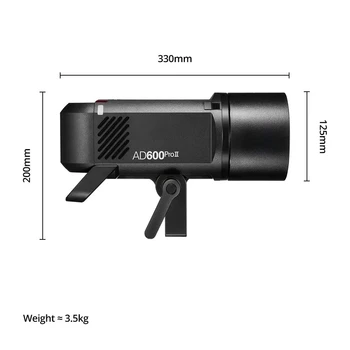 Godox AD600Pro II All-in-One Outdoor Flash Outdoor Portrait TTL High-speed Synchronization Built-in Receiver detail image