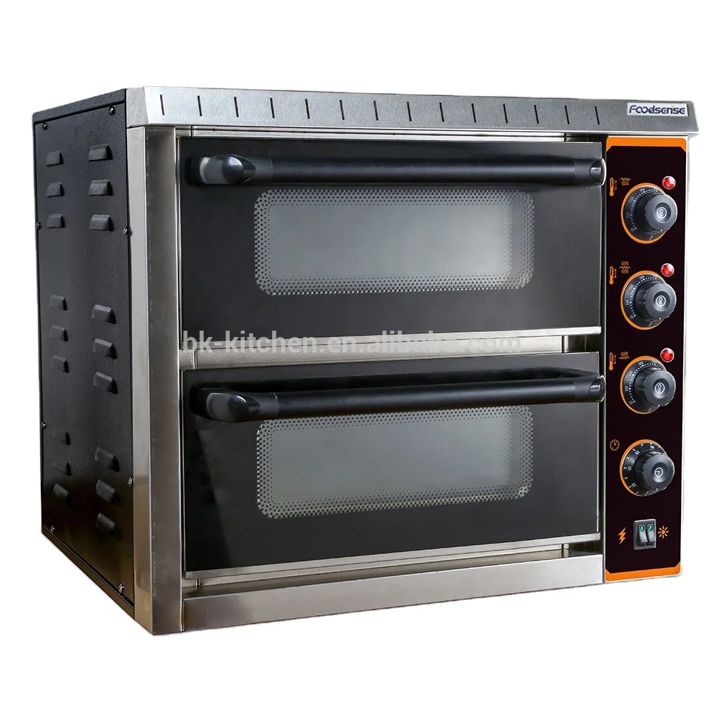 Hornos De Pan De Piedra Eléctrica,2 Cubiertas,Bandeja,Alta Calidad - Buy  Eléctricos Hornos De Pan,Horno De Piedra,Horno De Pan Eléctrico Product on  Alibaba.com