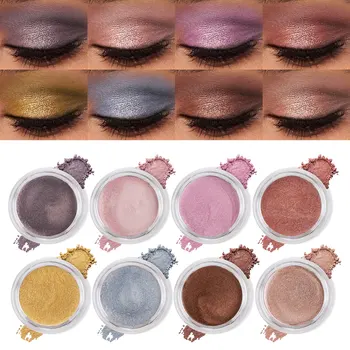 Wholesale Dazzling Cosmetics Shimmer Mono Eyeshadow Mermaid Makeup Highlight Brightening Color Eyeshadow Powder