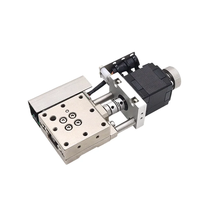 High-Precision Electric Displacement Slide Table Fx40/60 Ball Screw Stainless Steel Motor Precision Moving Platform X-Axis