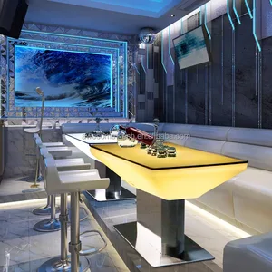 Wholesale Coffee Table Living Room Party Color-Changing Illuminated Led Glowing Furniture