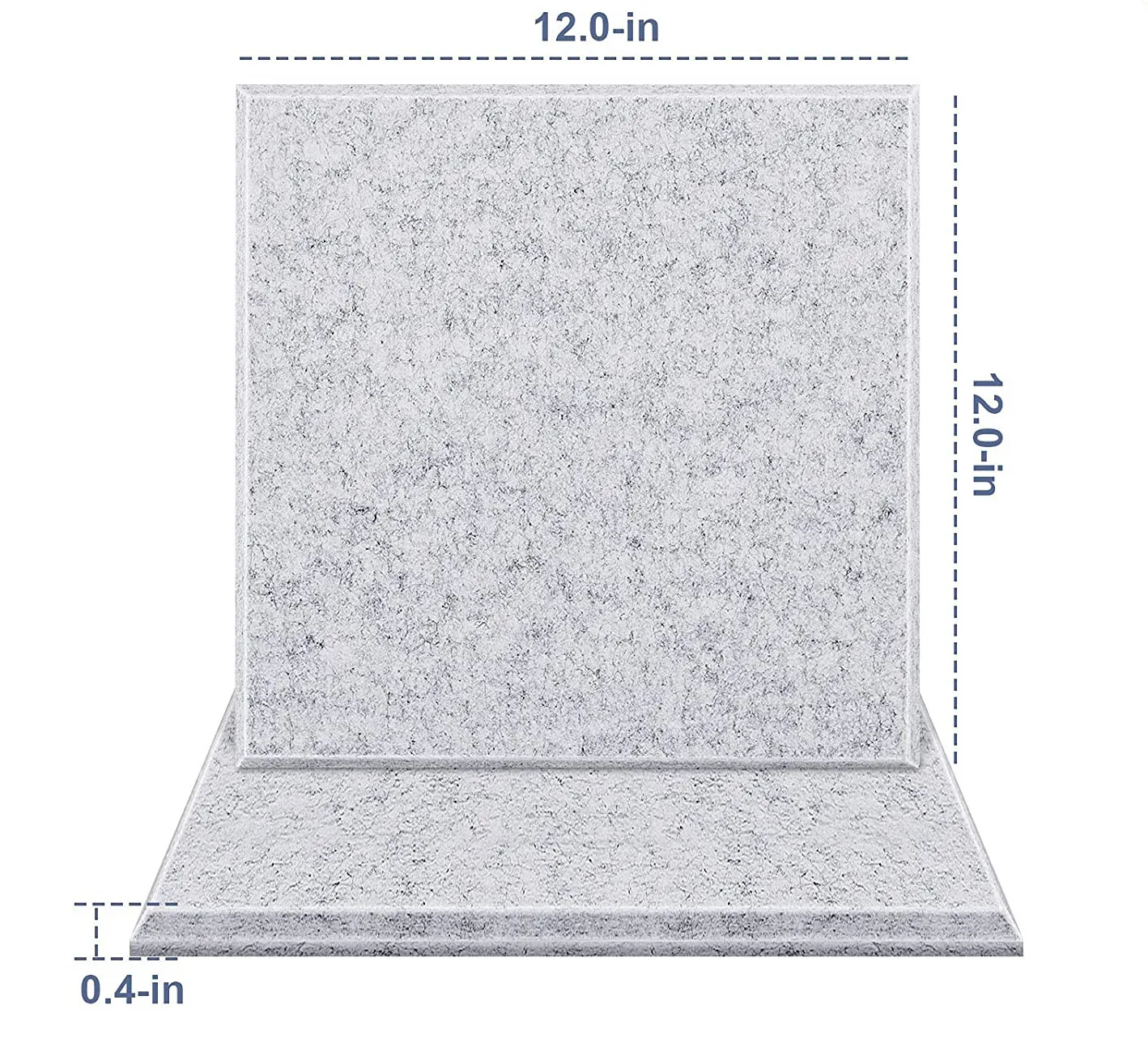 Soundproof Polyester Acoustic Panels - 100% Pet Felt