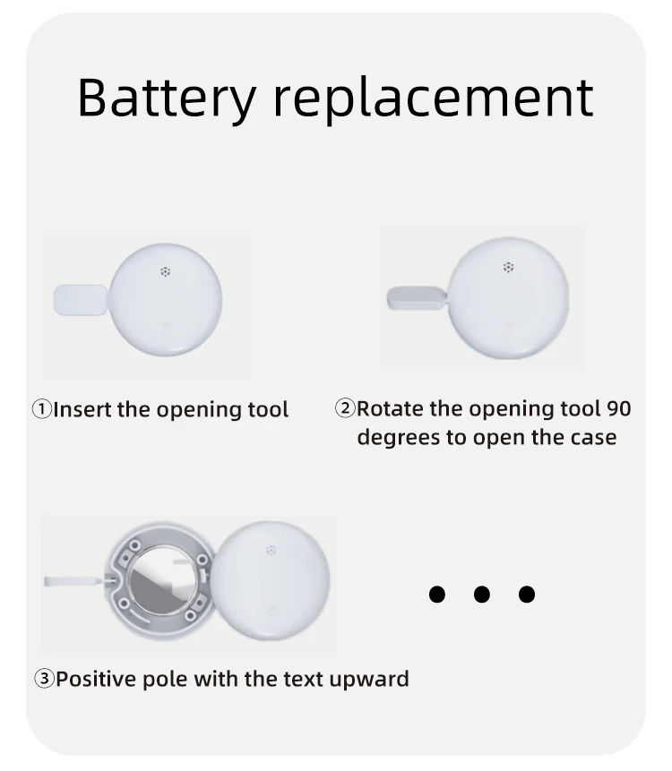 product rsh dual system air smart tag key finder mini gps tracker  locator compatible with apple find my and google find hub224-13