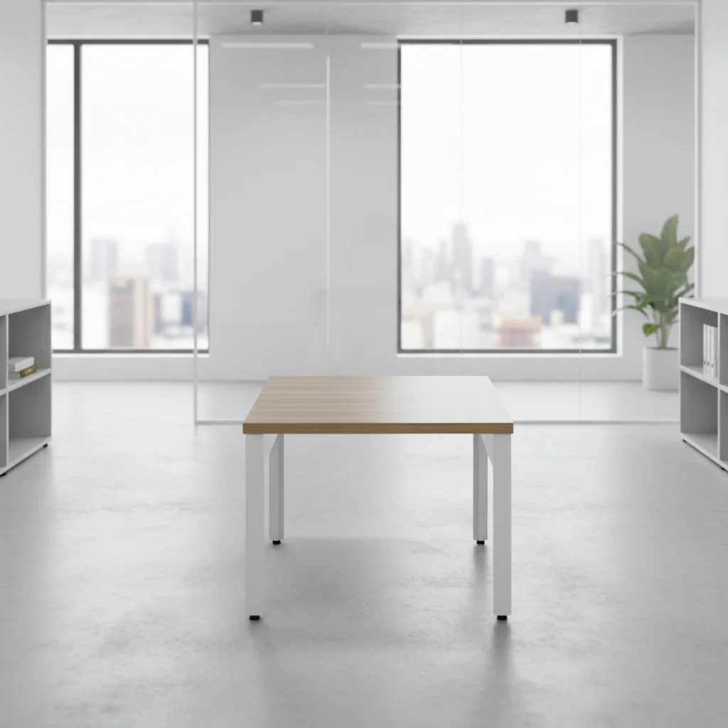 Square Coffee Table Steel Frame Modern Accent Piece Living Room Decor Compact Side Table Office Furniture Desks 6