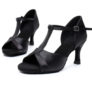 Latin Dance Shoes Women's Ballroom Salsa Dancing Shoes Deep Skin Heels 5cm 7cm Woman Jazz Tango Dance Shoe Ladies Sneakers