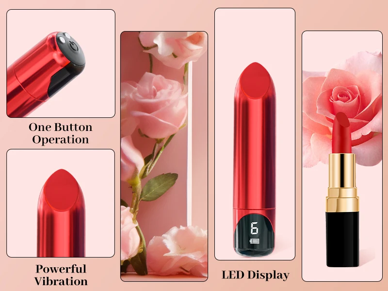 Digital Display 9 Frequency USB Rechargeable Female Orgasm Electric Wireless Vibrating Mini Bullet Vibrator for Women Sex Toy