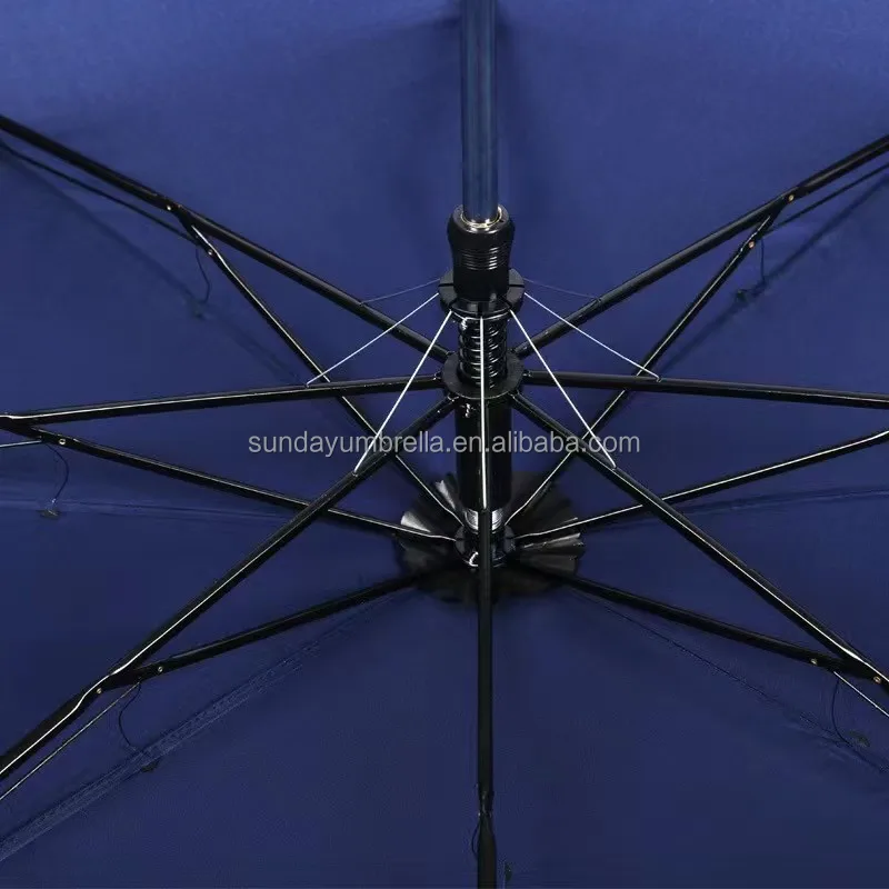 Sunday Automatic Open Golf Umbrella Extra Large Oversize Double Canopy