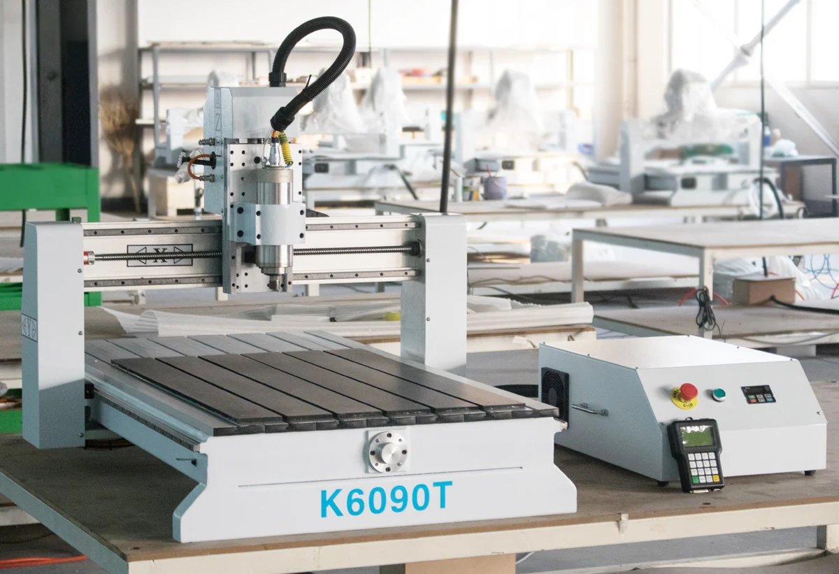 Big Discount K6090T 4 Axis Desktop CNC Milling Machine for Wood Acrylic Plastic