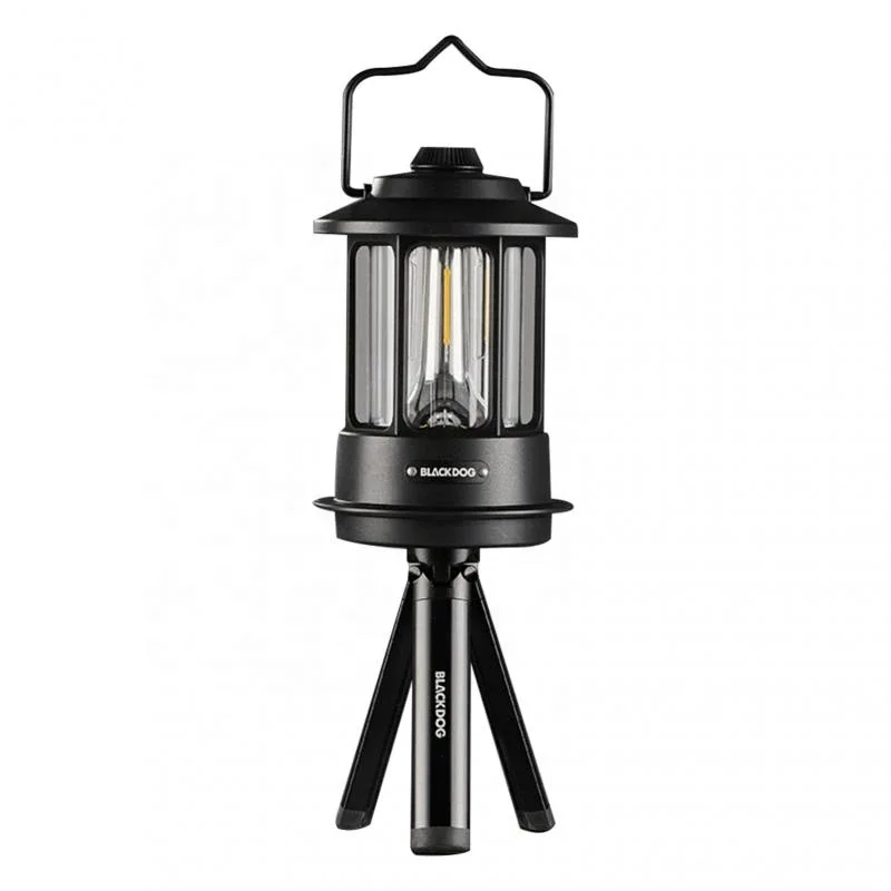 Blackdog outdoor camping essentials portable Atmosphere lamp laddningsbar Justerbar ljuskälla retro LED-lykta