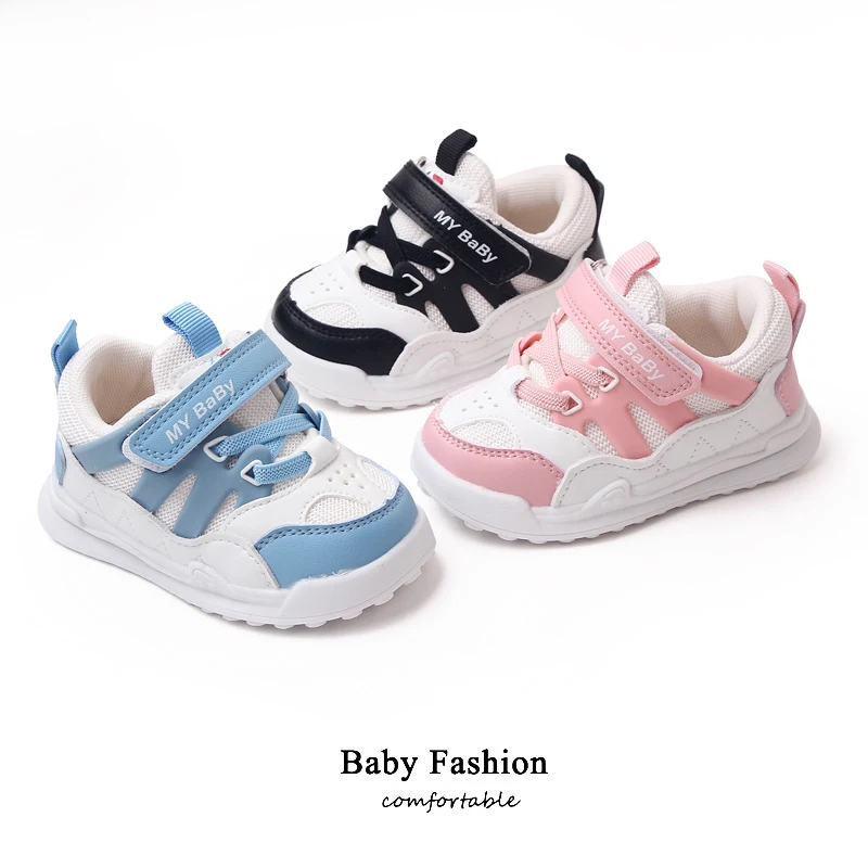 Hot Selling Wholesale Kids Toddler Baby Sport Shoes Prewalker Baby Shoes