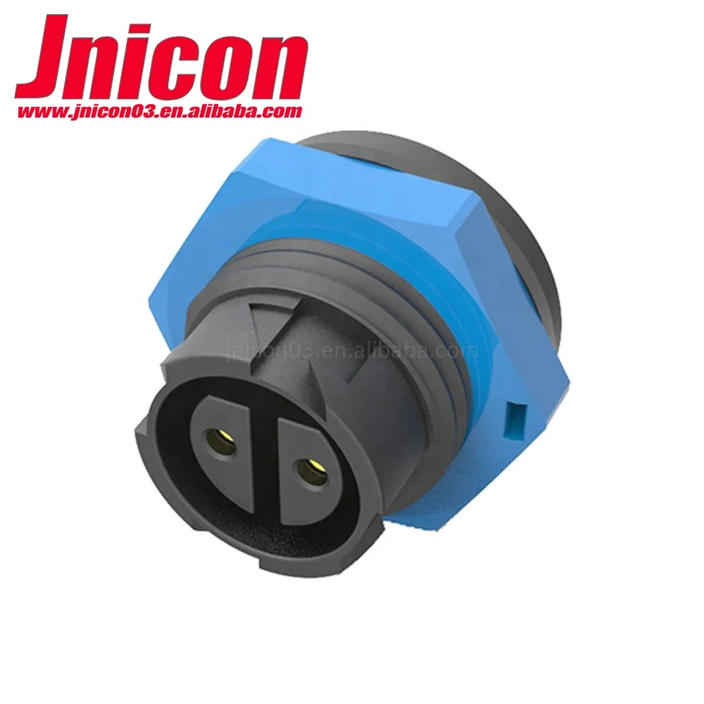 Jnicon M16 Waterproof IP67 Connectors Twist Quick Push Lock 10A Power Signal Connector Electric Wire Cable Connector Panel Mount