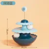 Tumbler Cat Spinner [Double Layer, Double Ball] - Deep Sea Blue