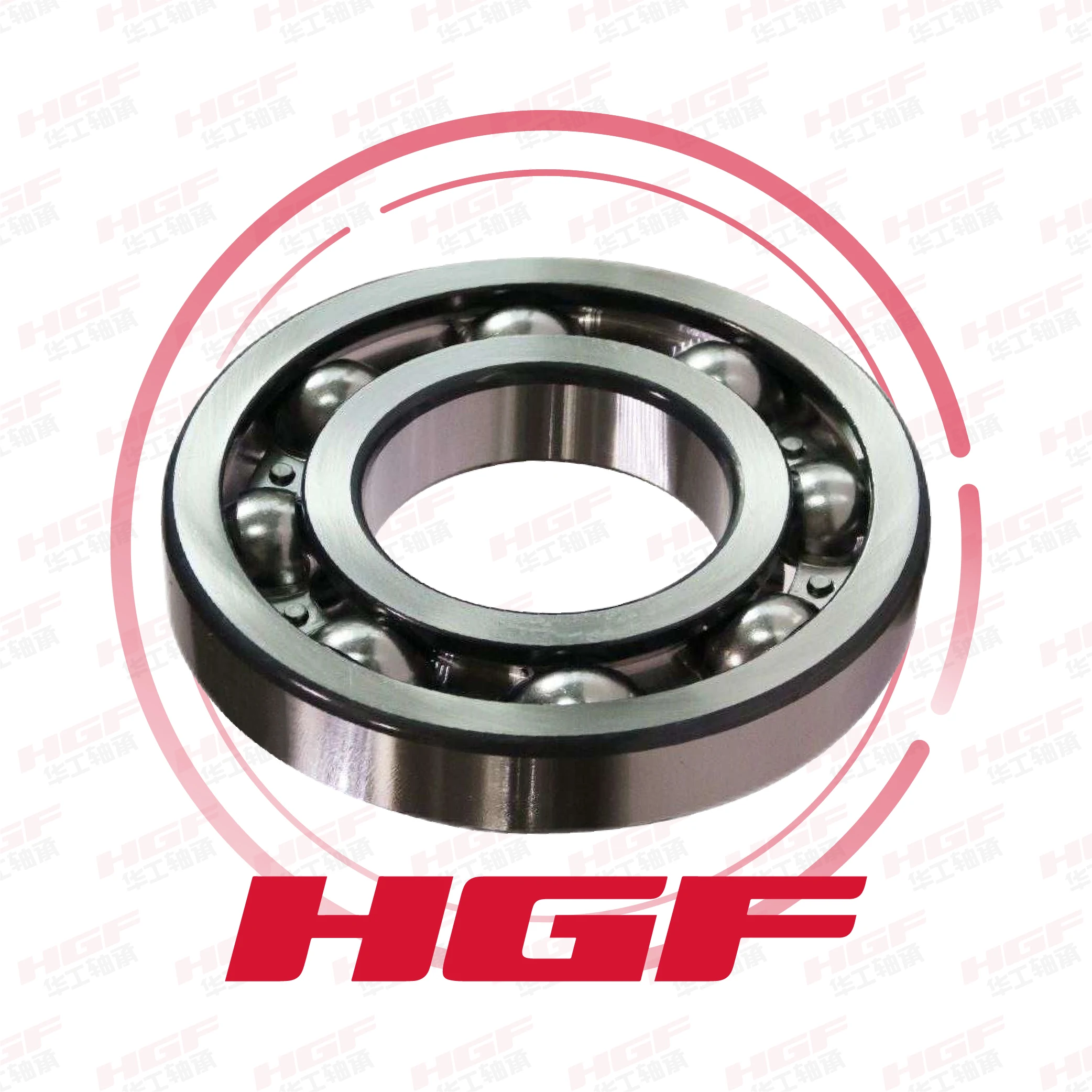 High Precision HGF 6006 2RS Deep groove Ball Bearing Size 30x55x13mm