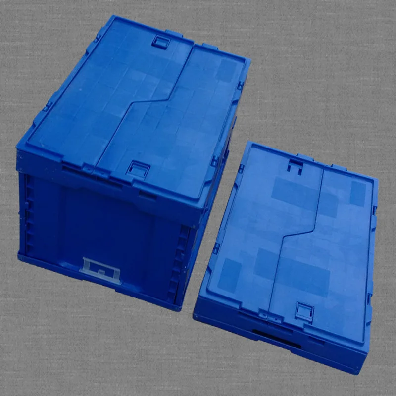 Heavy Duty Plastic Folding Crates Turnover Boxes Foldable Storage