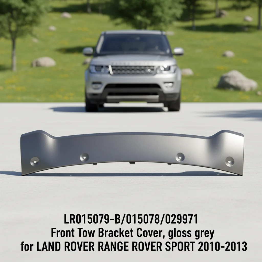 LR015079-B 015078 029971 ABS Repair Part Front Tow Bracket Cove Gloss Grey for for SPORT 2010-2013