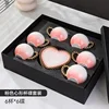 Confezione regalo rosa sfumato da 6 tazze: 220 ml, 6 set