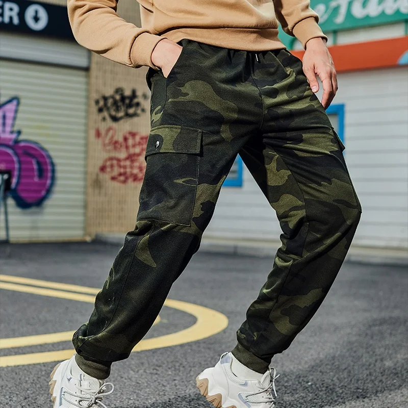 Sweatpants for Men,Men's Casual Cargo Pants Military Army Camo