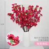 Flor de Melocotón Corta - Rojo Rosado