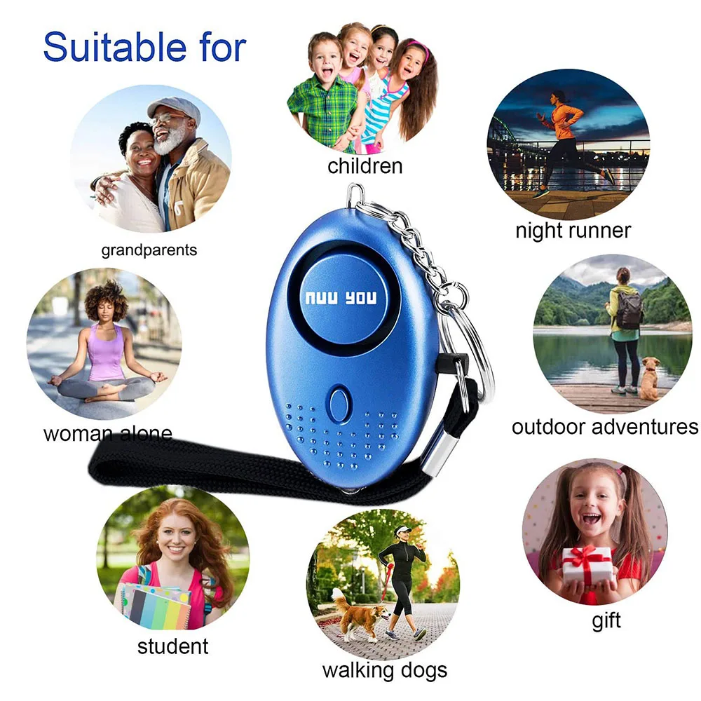 Alarm Rts Safe Sound Personal 130db Personal Security Alarm Keychain