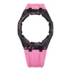 Fibra de carbono rosa - 3 en punto